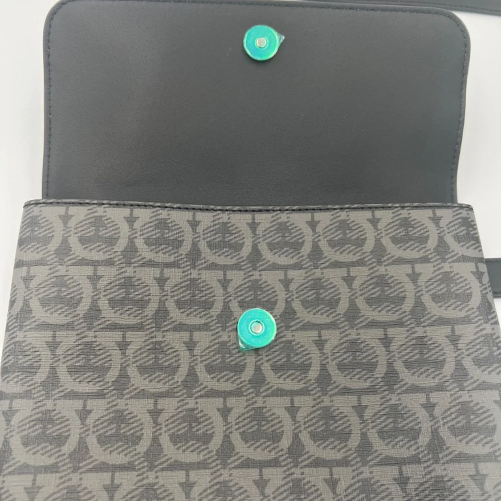 FERRAGAMO GREY Branded belt bag